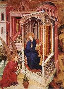 BROEDERLAM, Melchior The Annunciation qow oil painting on canvas